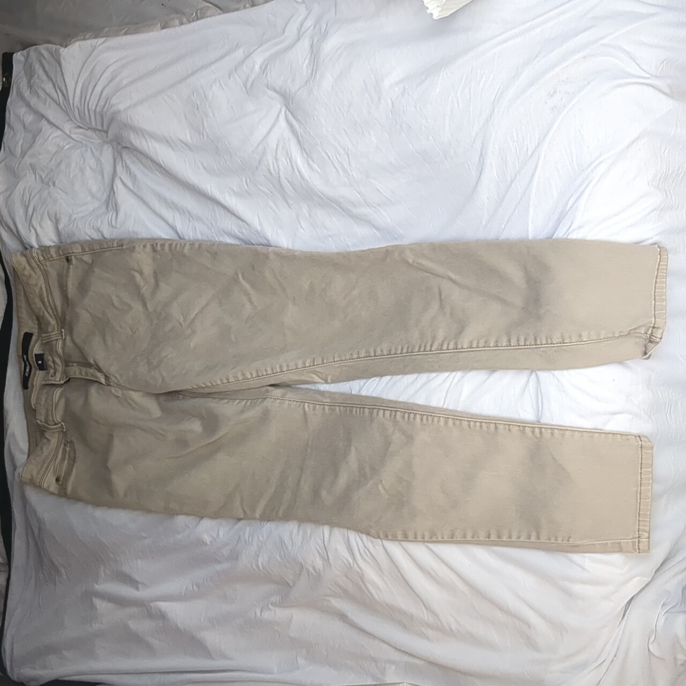 Jordache Super Skinny jeans, tan, woman size 8